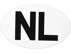 Aufkleber NL weiß