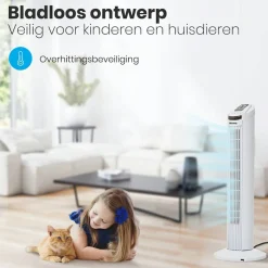 Auronic 74 cm Turmventilator - White