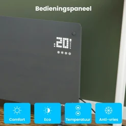 Auronic 2000 Watt Glasplattenheizung - Grey