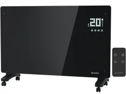 Auronic 2000 Watt Glasplattenheizung - Black