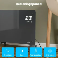 Auronic 1500 Watt Glasplattenheizung - Grey