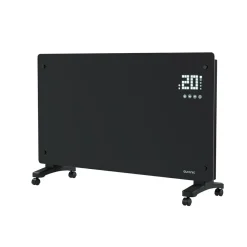 Auronic 2500 Watt Glasplattenheizung - Black