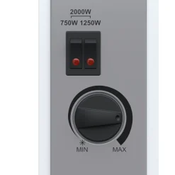 Auronic 2000 Watt Konvektorheizung mit Ventilator - White