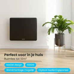 Auronic 1000 Watt Konvektorheizung - Black