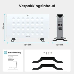 Auronic 2000 Watt Konvektorheizung - White