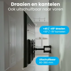 Auronic Dreh- und Neigbare TV Halterung - 23-60 Zoll