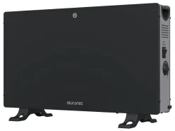 Auronic Konvektorheizung 2000W - mit Ventilator - Black