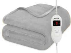 Auronic 1-Personen Elektrische Decke - Light Grey