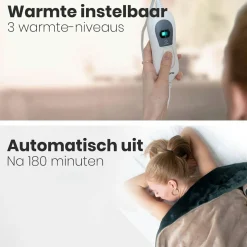 Auronic 1-Personen Elektrische Decke - Anthracite