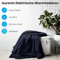 Auronic 1-Personen Elektrische Decke - Night Blue
