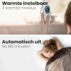 Auronic 1-Personen Elektrische Decke - Brown