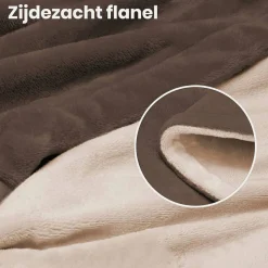 Auronic 1-Personen Elektrische Decke - Brown