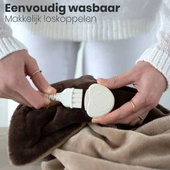 Auronic 2-Personen Elektrische Decke - Brown