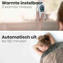 Auronic 2-Personen Elektrische Decke - Grey