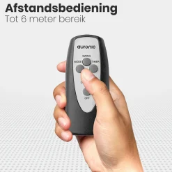 Auronic Standventilator Mit Fernbedienung - Black
