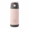 AYA&IDA 350 ml Kinder Thermosflasche mit Strohhalm - Soft Pink
