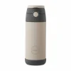 AYA&IDA 350 ml Kinder Thermosflasche mit Strohhalm - Cream