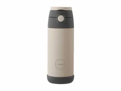 AYA&IDA 350 ml Kinder Thermosflasche mit Strohhalm - Cream