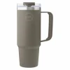 AYA&IDA 885 ml Thermobecher mit Strohhalm - Driftwood