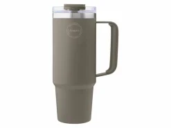 AYA&IDA 885 ml Thermobecher mit Strohhalm - Driftwood