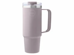 AYA&IDA 885 ml Thermobecher mit Strohhalm - Lavendel