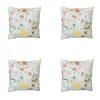 Azurblaues Dekokissen Madison Milly - 4er-Set