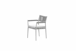 Barcelona Dining Stuhl - taupe - rope grey sand - valley sand