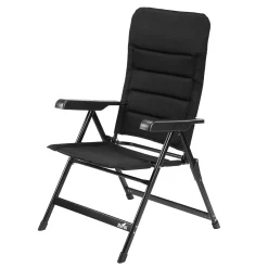 Bardi 7-Positionen Black Luxus-Klappstuhl - Set von 4