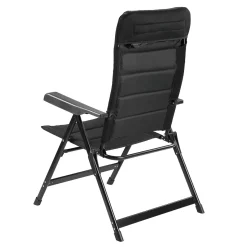 Bardi 7-Positionen Black Luxus-Klappstuhl - Set von 4