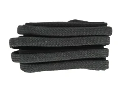 Barth 150 cm halbrunde Schnürsenkel - Black