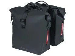Basil SoHo Nordlicht Doppelfahrradtasche - Black