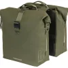 Basil SoHo Nordlicht Doppelfahrradtasche - Olive Green