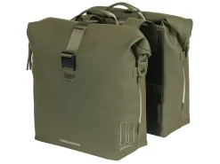 Basil SoHo Nordlicht Doppelfahrradtasche - Olive Green