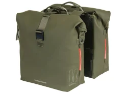 Basil SoHo Nordlicht Doppelfahrradtasche - Olive Green