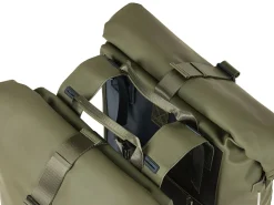 Basil SoHo Nordlicht Doppelfahrradtasche - Olive Green