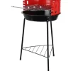 BBQ Ø33 cm halboffener Holzkohlegrill