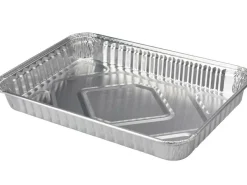 BBQ 32 x 23 x 4 cm Aluminium-Zubereitungsschale - 4 Stück