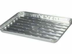 BBQ Aluminium Grillschale 34 x 23 x 2,5 cm - 4 Stück