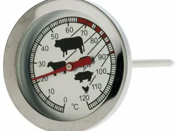 BBQ-Fleischthermometer aus rostfreiem Stahl