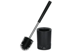 2BEHOME WC-Bürste mit Halter - Black