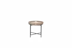 Benidorm Beistelltisch - Diameter 60xH50 cm natural rotan
