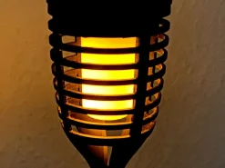 Benson 4-teilige Solarfackel Gartenlampen