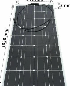 Bergproducts Komplettpaket 100 Watt Flexibles Solarpanel