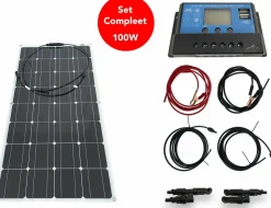 Bergproducts Komplettpaket 100 Watt Flexibles Solarpanel