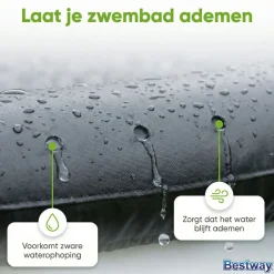 Bestway ø244 cm Abdeckplane - Black