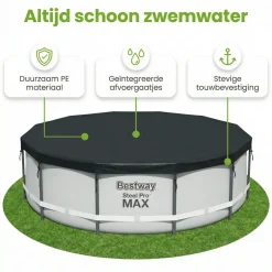 Bestway ø366cm Abdeckplane - Black