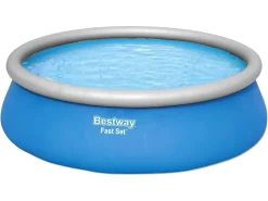 Bestway Fast Set Ø457 cm Pool mit Pumpe und Stufen