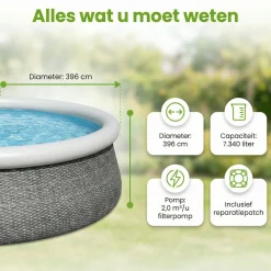 Bestway Fast Set 396x84cm Pool – 3-teilig