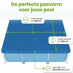Bestway frame abdeckplane - 221 x 150 cm