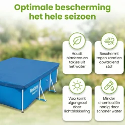 Bestway frame abdeckplane - 221 x 150 cm